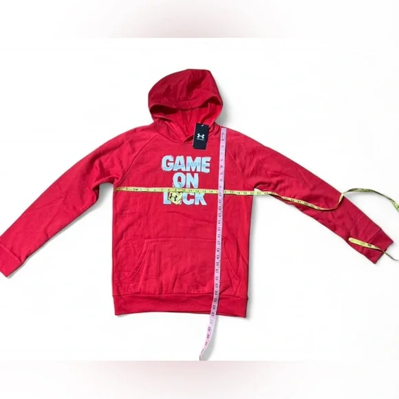 Under Armour Red 'Game On Lock' Hoodie - Picture 6 of 6
